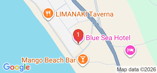Ninos Blue Water Resort Карта