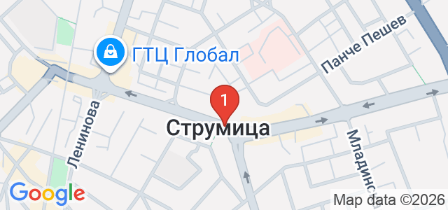 Струмица Карта