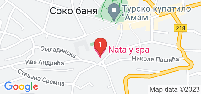 Hotel Nataly Spa Карта