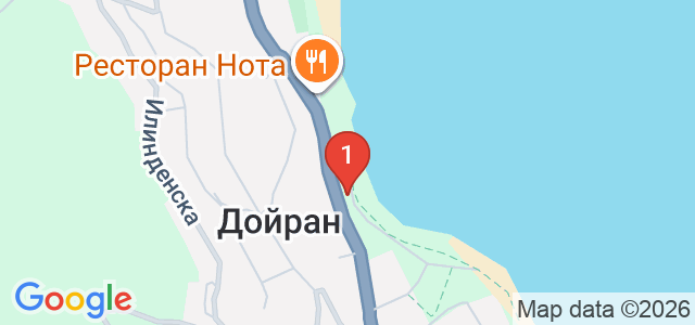 Дойранско езеро Карта