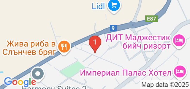 Хотел Блек Сий Карта