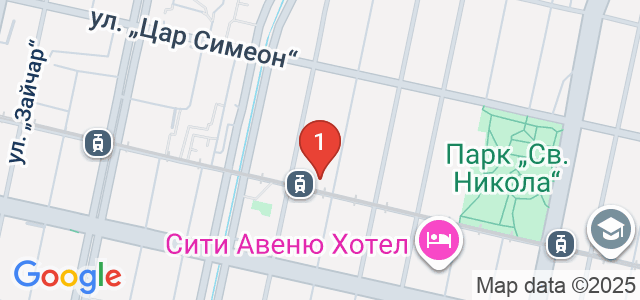 Зали под наем Update Карта