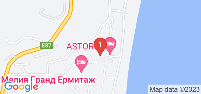 хотел Астория*** Карта