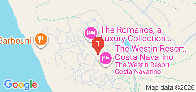The Romanos a Luxury Collection Costa Navarino Карта