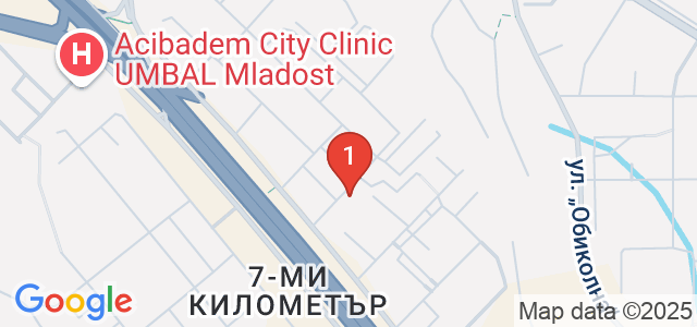 Тенис Училище Бачеви Карта