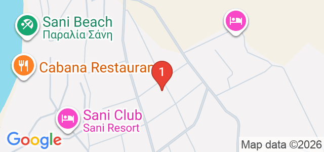 Sani Luxury Villas Карта