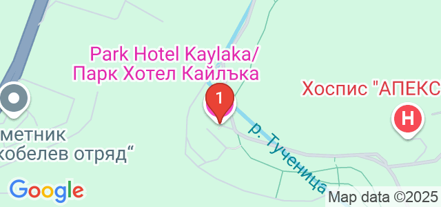 Парк-хотел Кайлъка Карта