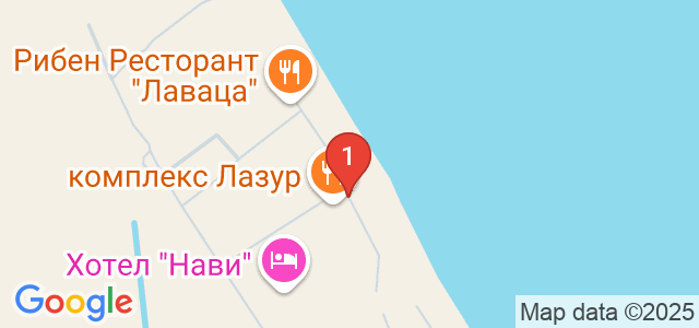 Хотел Лазур Карта