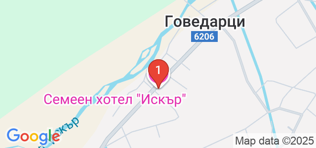 Семеен Хотел Искър Карта