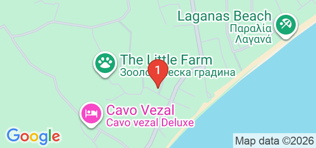 Laganas Holidays Hotel Карта