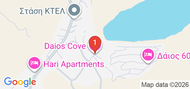 Daios Cove Crete Карта