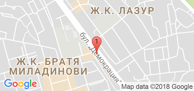 Здравен и спортен център Аякс Карта