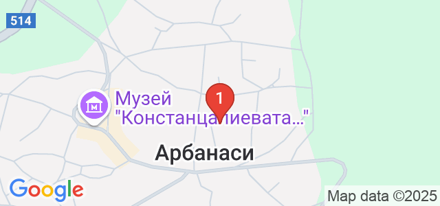 Тончовата къща Карта