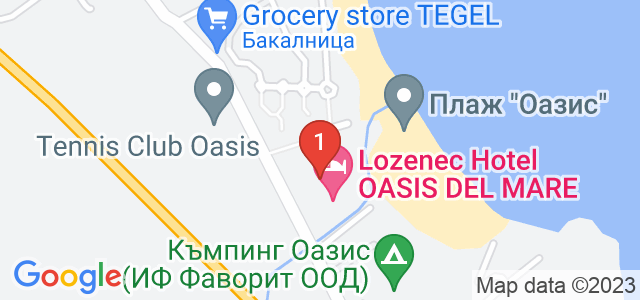 Оазис Бийч Клуб Карта
