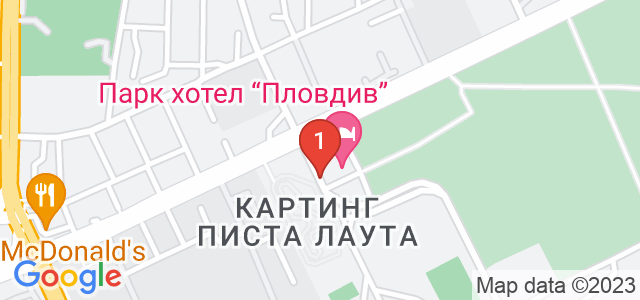 Relax club-Парк хотел Пловдив Карта