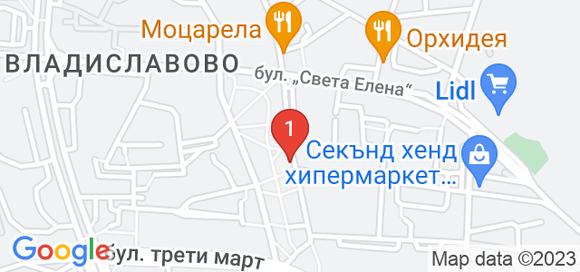 Ресторант-Пицария 'Park Line' Карта