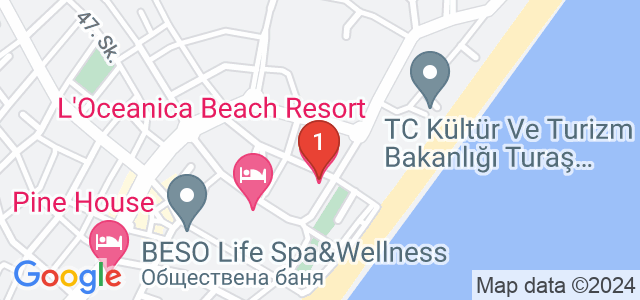 L'Oceanica Beach Resort Hotel Карта