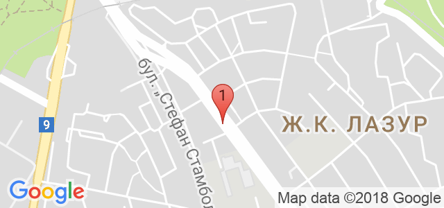 Здравен и спортен център Аякс Карта