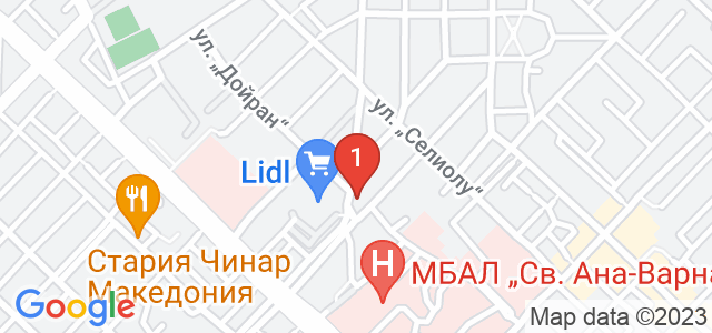 Магазини за сребро "Силвър Хаус" Карта