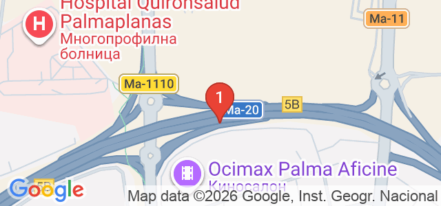 Палма де Майорка Карта
