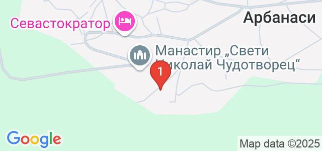 Парк хотел Арбанаси Карта