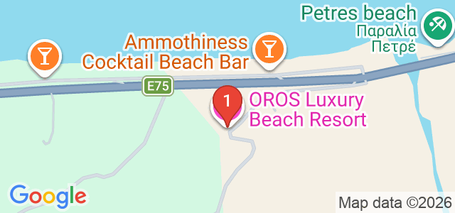 Oros Luxury Beach Resort Карта