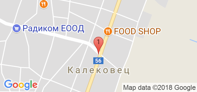 База за конна езда Карта