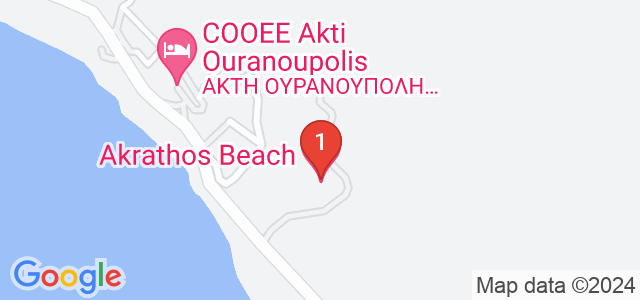 Akrathos Beach Hotel Карта