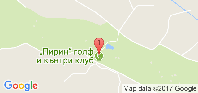 Комплекс Пирин Голф 4* Карта