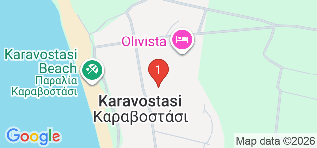 Karavostasi Beach Карта