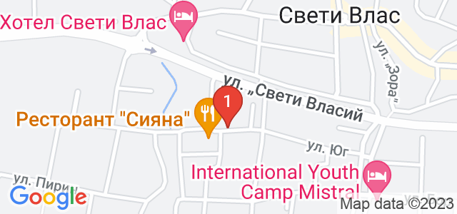 Комплекс Олимп - Св. Влас Карта
