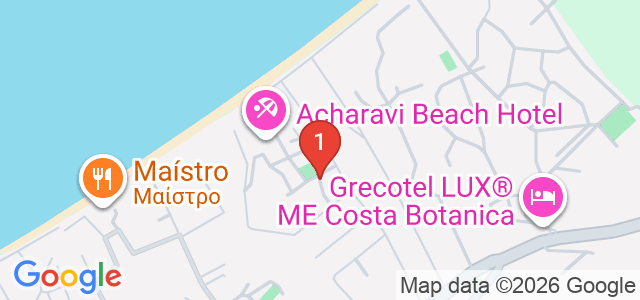 Acharavi Beach Карта