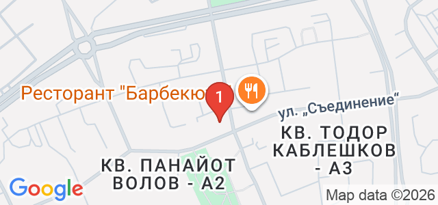 Т MARKET бул. Съединение Карта