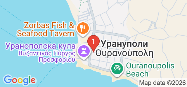 Уранополи Карта