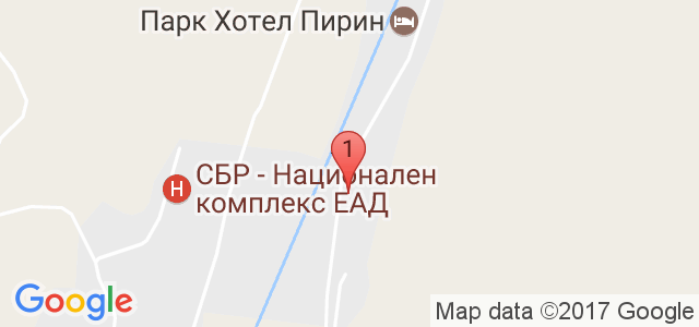 хотел Перун, гр.Сандански Карта