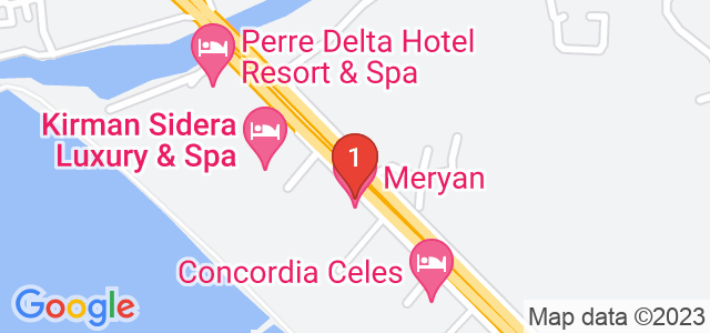 Hotel Meryan Карта