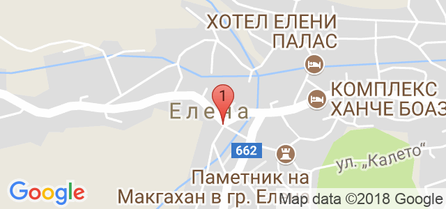 хотел Елена Карта
