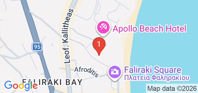 Mitsis Faliraki Карта