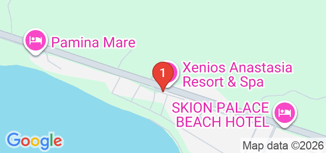 Xenios Anastasia Resort & SPA Карта