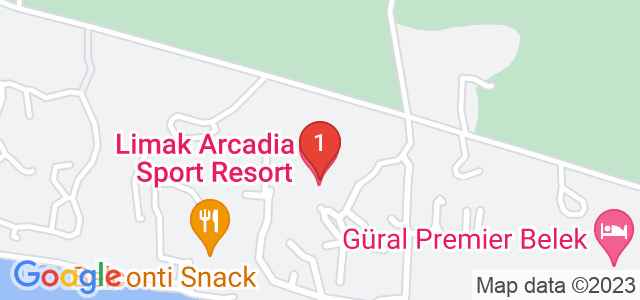 Limak Arcadia Golf & Sport Resort Карта