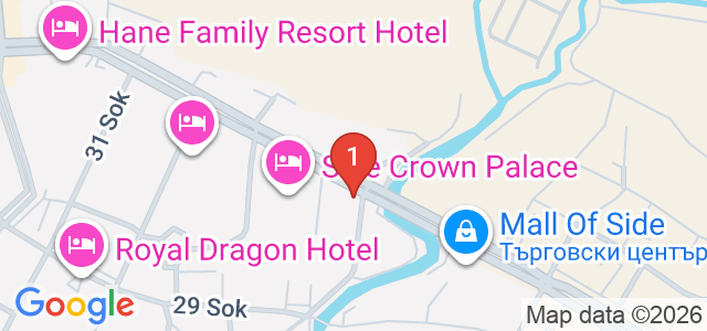 Palm World Resort & Spa Side Карта