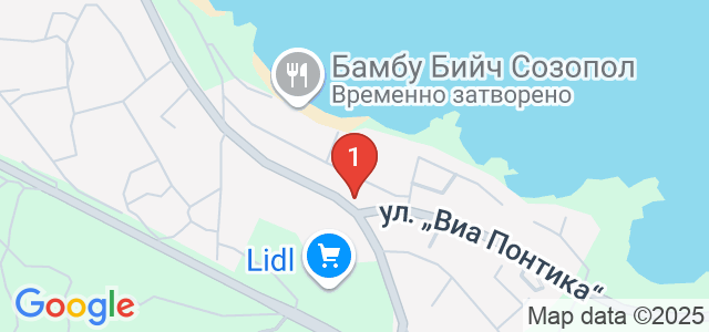 Selena Beach Hotel Карта