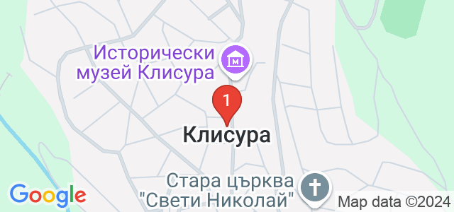 Еко комплекс Клисура Карта