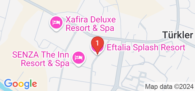 Eftalia Splash Resort Карта