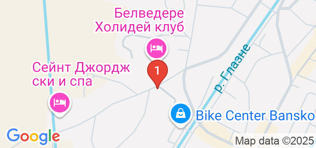 Bansko Royal Towers Карта