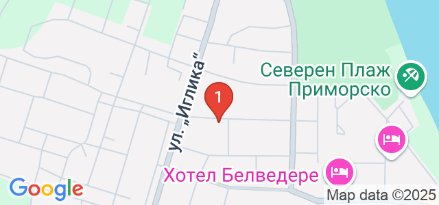 Хотел М2 Карта